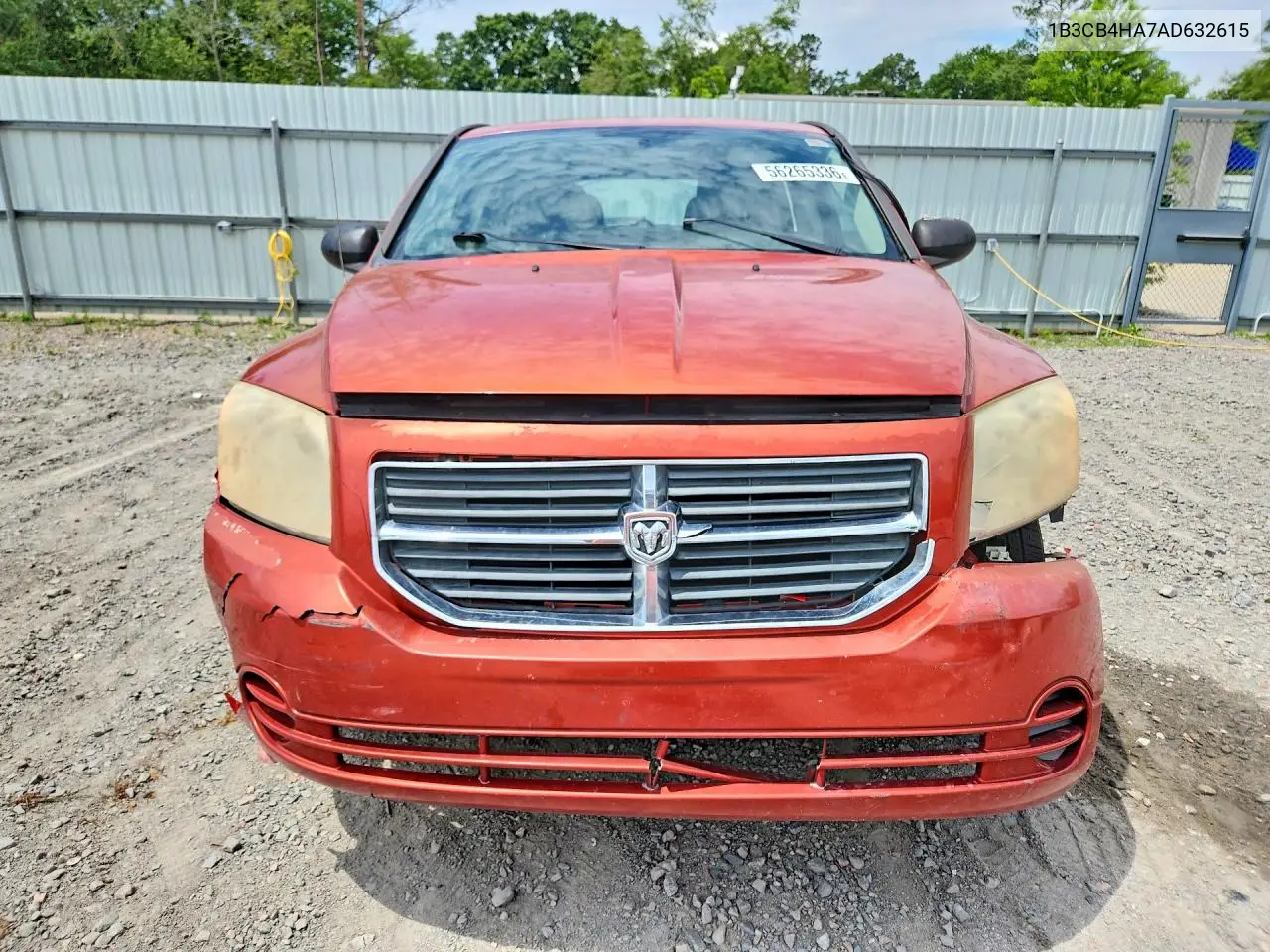 2010 Dodge Caliber Sxt VIN: 1B3CB4HA7AD632615 Lot: 56265336