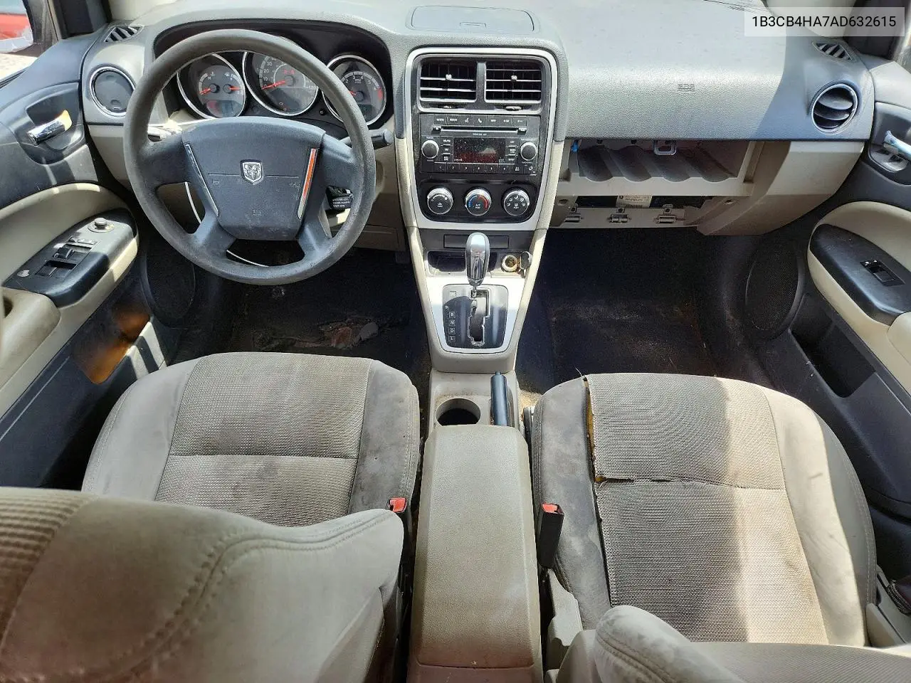 2010 Dodge Caliber Sxt VIN: 1B3CB4HA7AD632615 Lot: 56265336