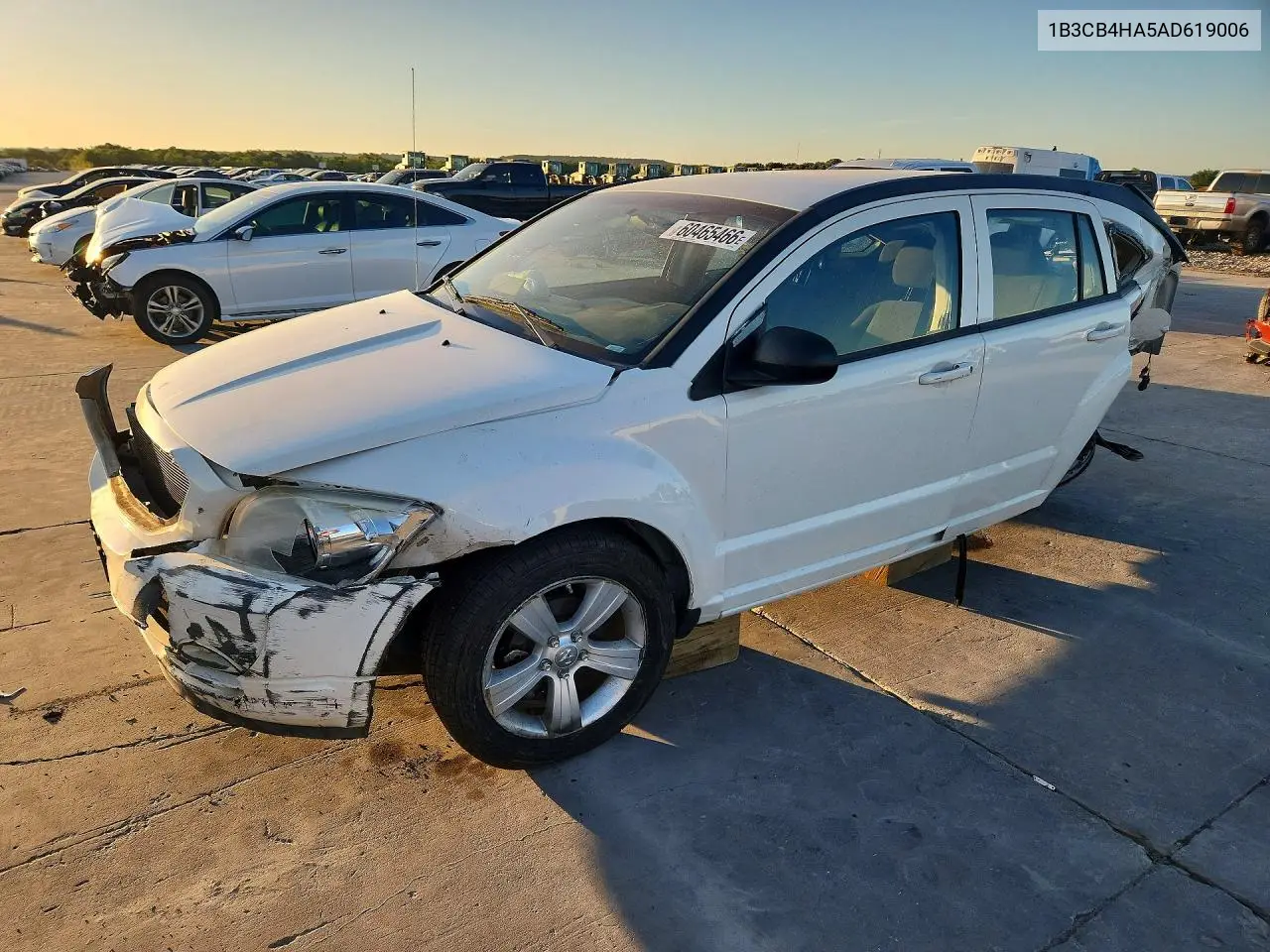 2010 Dodge Caliber Sxt VIN: 1B3CB4HA5AD619006 Lot: 60465466