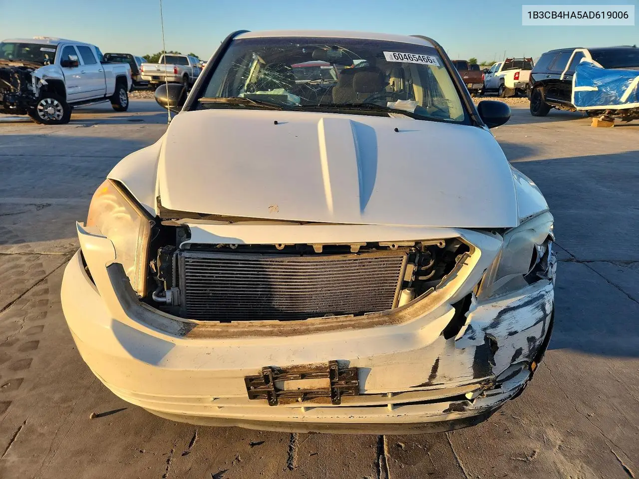 2010 Dodge Caliber Sxt VIN: 1B3CB4HA5AD619006 Lot: 60465466