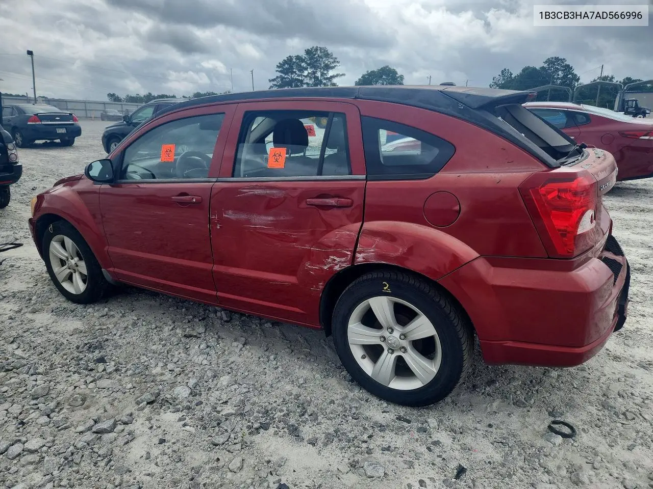 2010 Dodge Caliber Mainstreet VIN: 1B3CB3HA7AD566996 Lot: 60720636