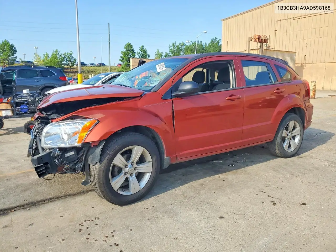 2010 Dodge Caliber Mainstreet VIN: 1B3CB3HA9AD598168 Lot: 60813376