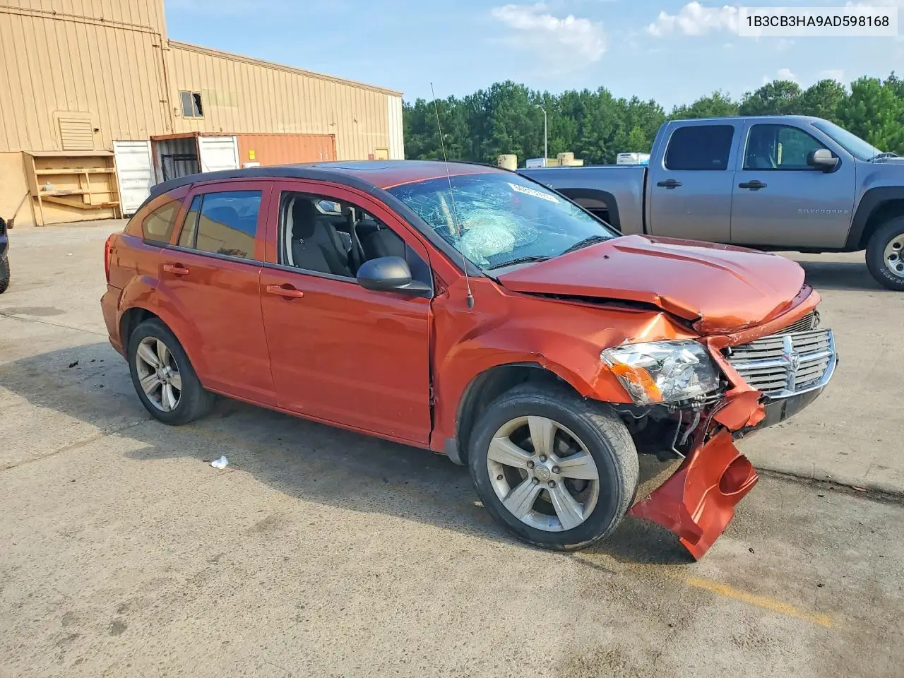2010 Dodge Caliber Mainstreet VIN: 1B3CB3HA9AD598168 Lot: 60813376