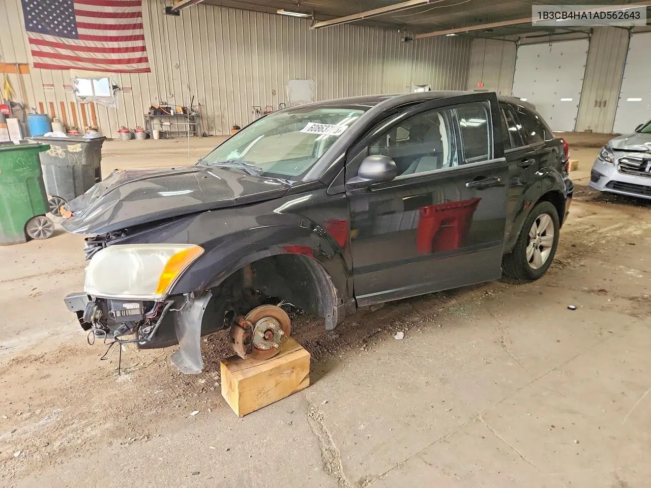 2010 Dodge Caliber Sxt VIN: 1B3CB4HA1AD562643 Lot: 60863726