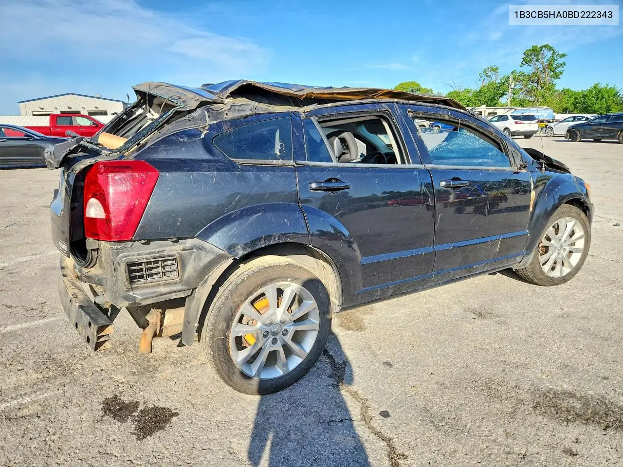 2011 Dodge Caliber Heat VIN: 1B3CB5HA0BD222343 Lot: 51837836