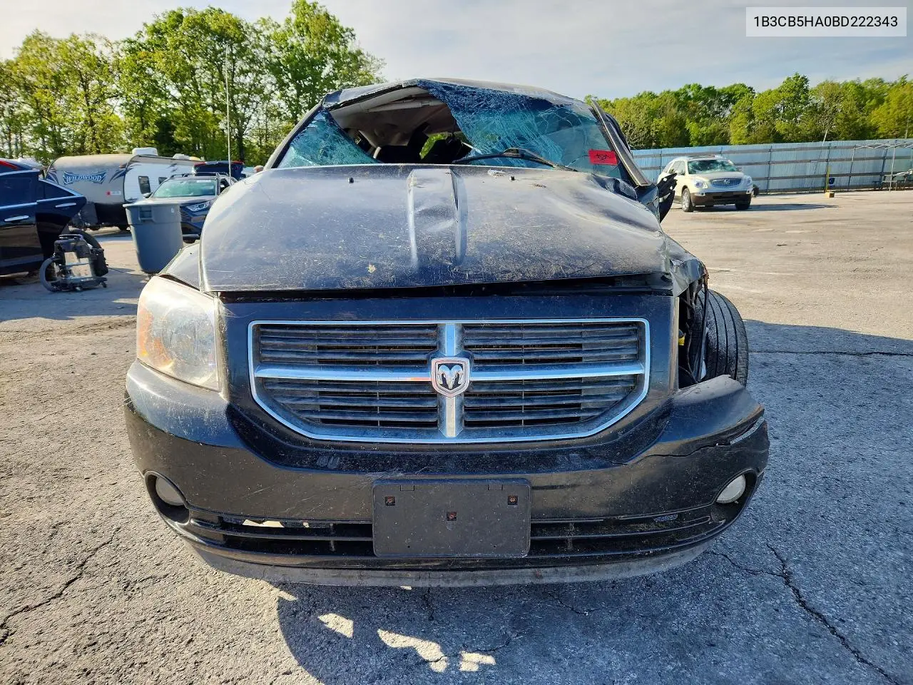 2011 Dodge Caliber Heat VIN: 1B3CB5HA0BD222343 Lot: 51837836