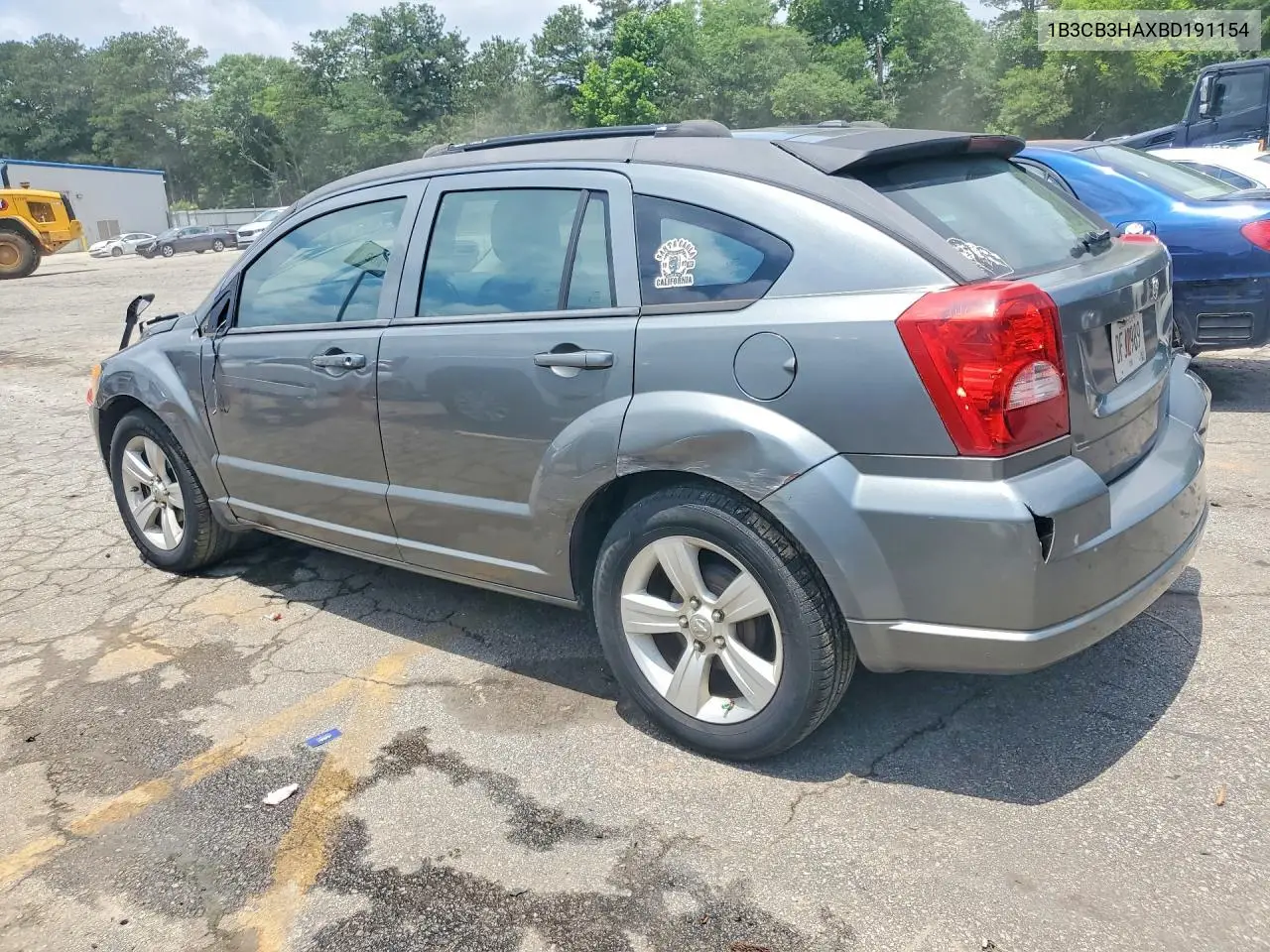 2011 Dodge Caliber Mainstreet VIN: 1B3CB3HAXBD191154 Lot: 55197146