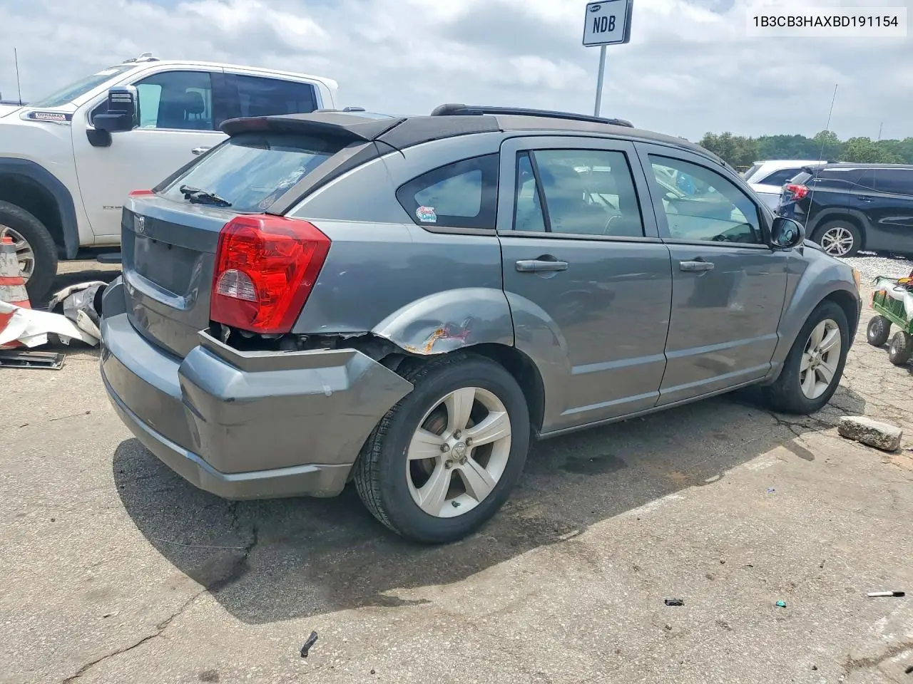 2011 Dodge Caliber Mainstreet VIN: 1B3CB3HAXBD191154 Lot: 55197146