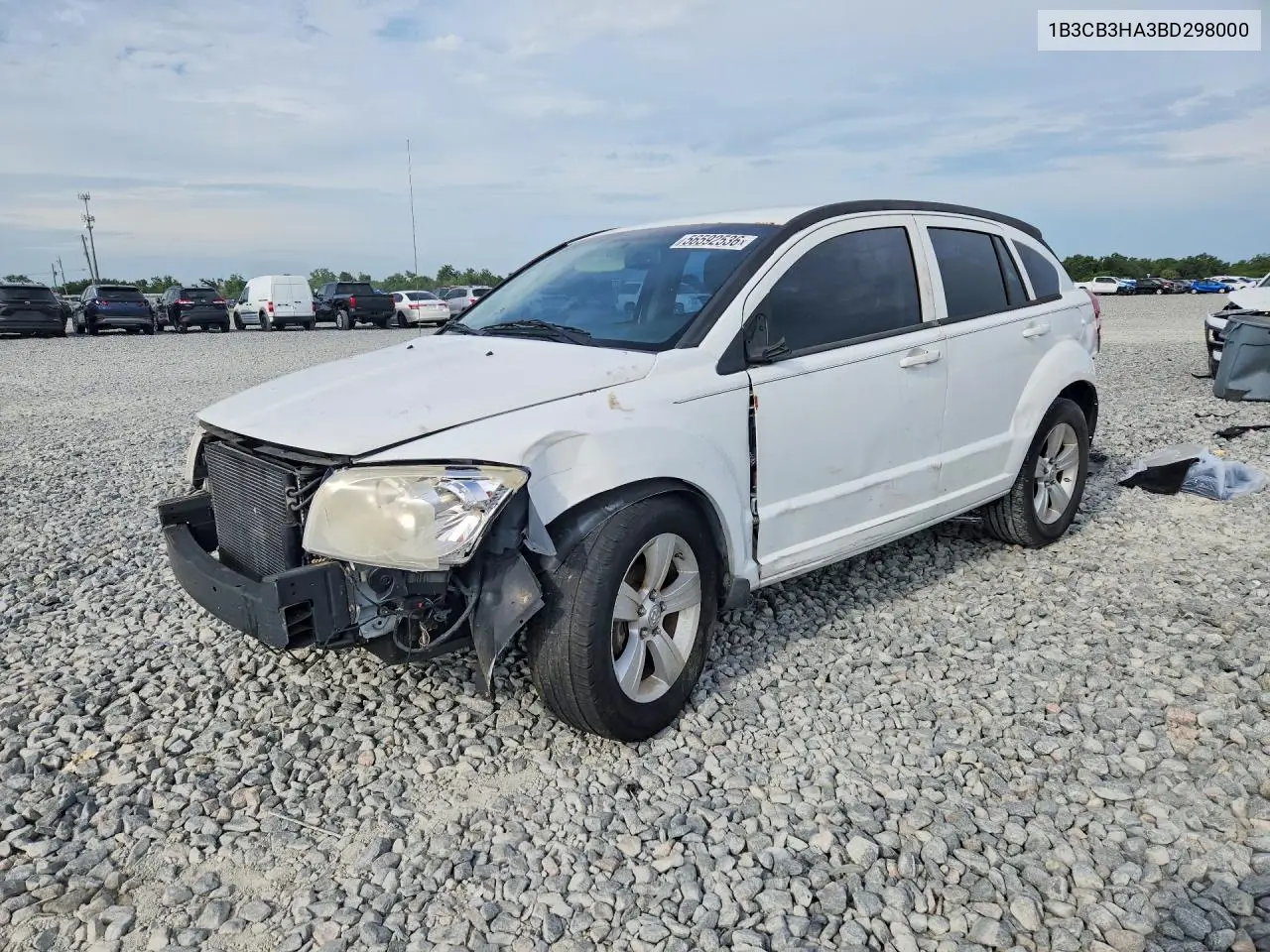 2011 Dodge Caliber Mainstreet VIN: 1B3CB3HA3BD298000 Lot: 56592536