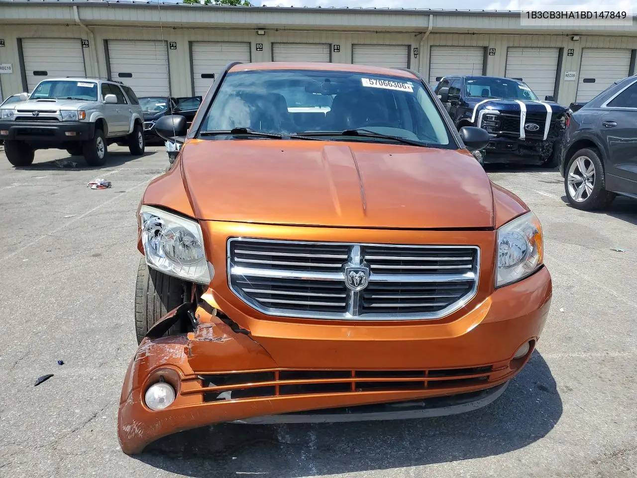 2011 Dodge Caliber Mainstreet VIN: 1B3CB3HA1BD147849 Lot: 57066306