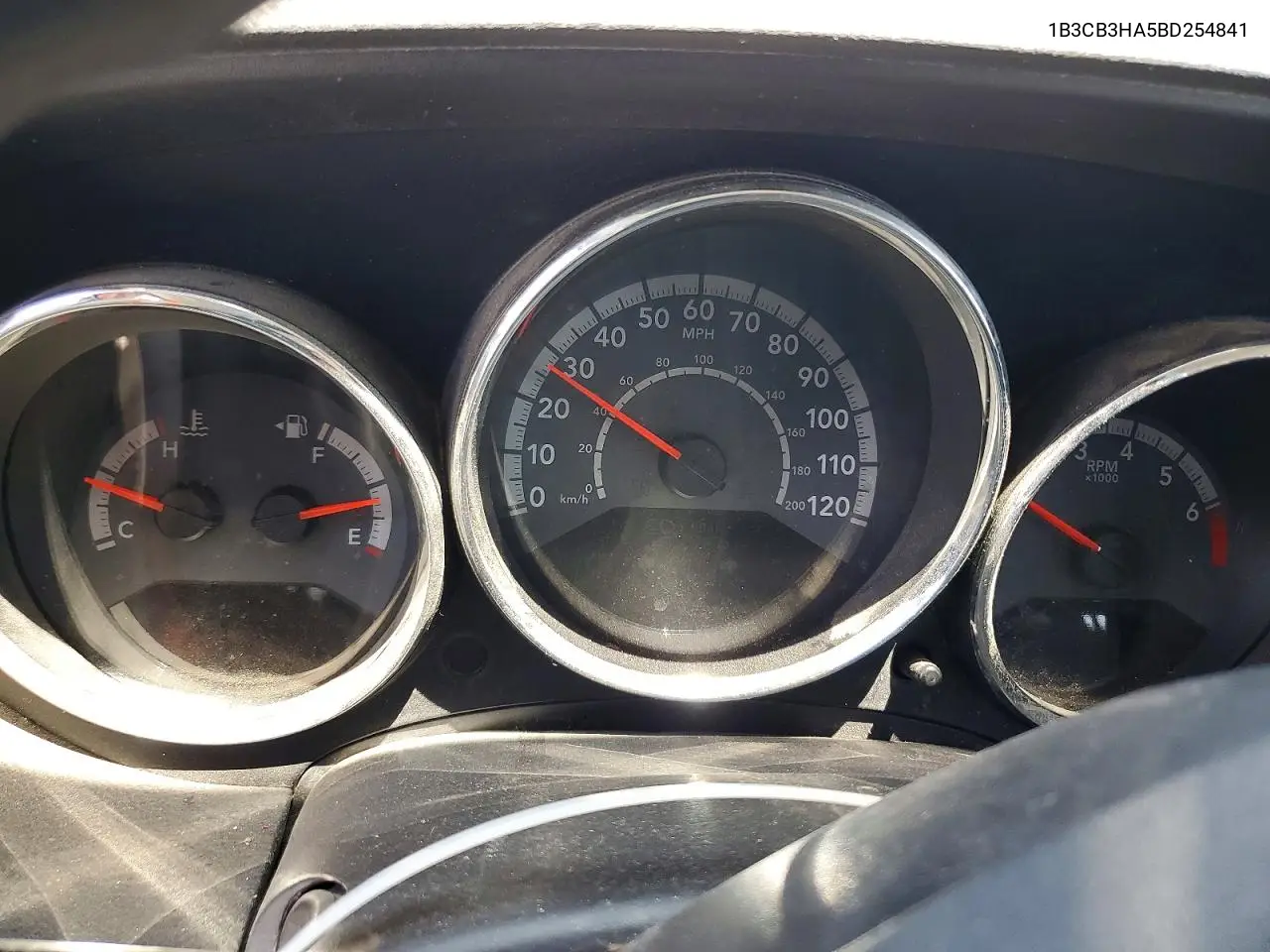 2011 Dodge Caliber Mainstreet VIN: 1B3CB3HA5BD254841 Lot: 57571656