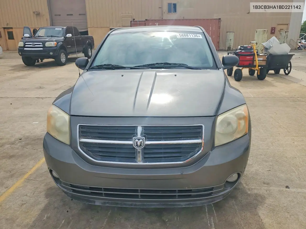 2011 Dodge Caliber Mainstreet VIN: 1B3CB3HA1BD221142 Lot: 58881136