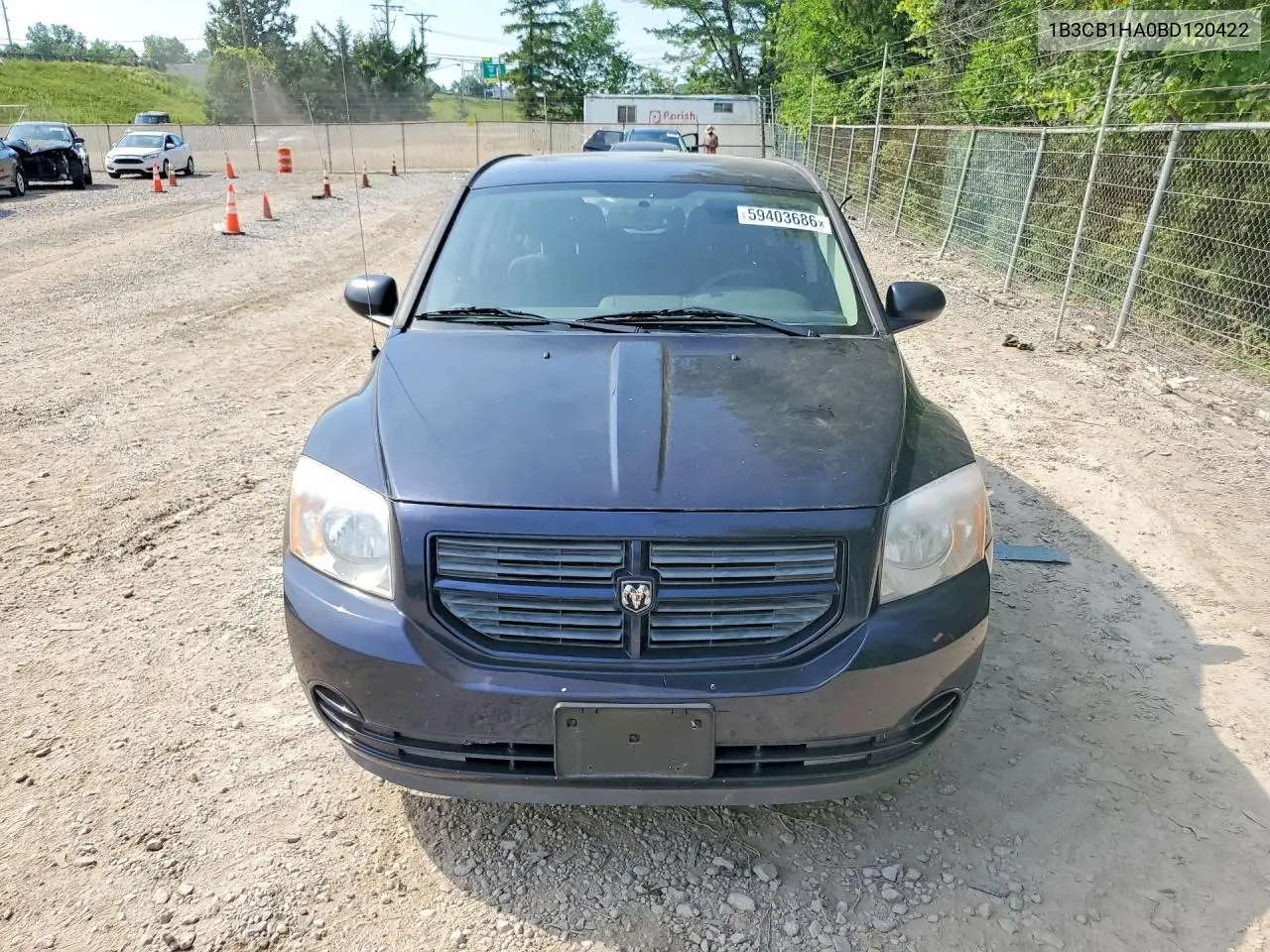 2011 Dodge Caliber Express VIN: 1B3CB1HA0BD120422 Lot: 59403686