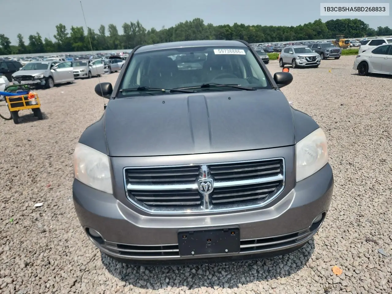 2011 Dodge Caliber Heat VIN: 1B3CB5HA5BD268833 Lot: 59738886