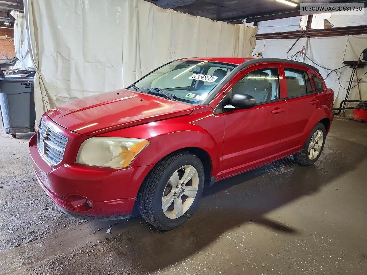 2012 Dodge Caliber Sxt VIN: 1C3CDWDA4CD531730 Lot: 48625366