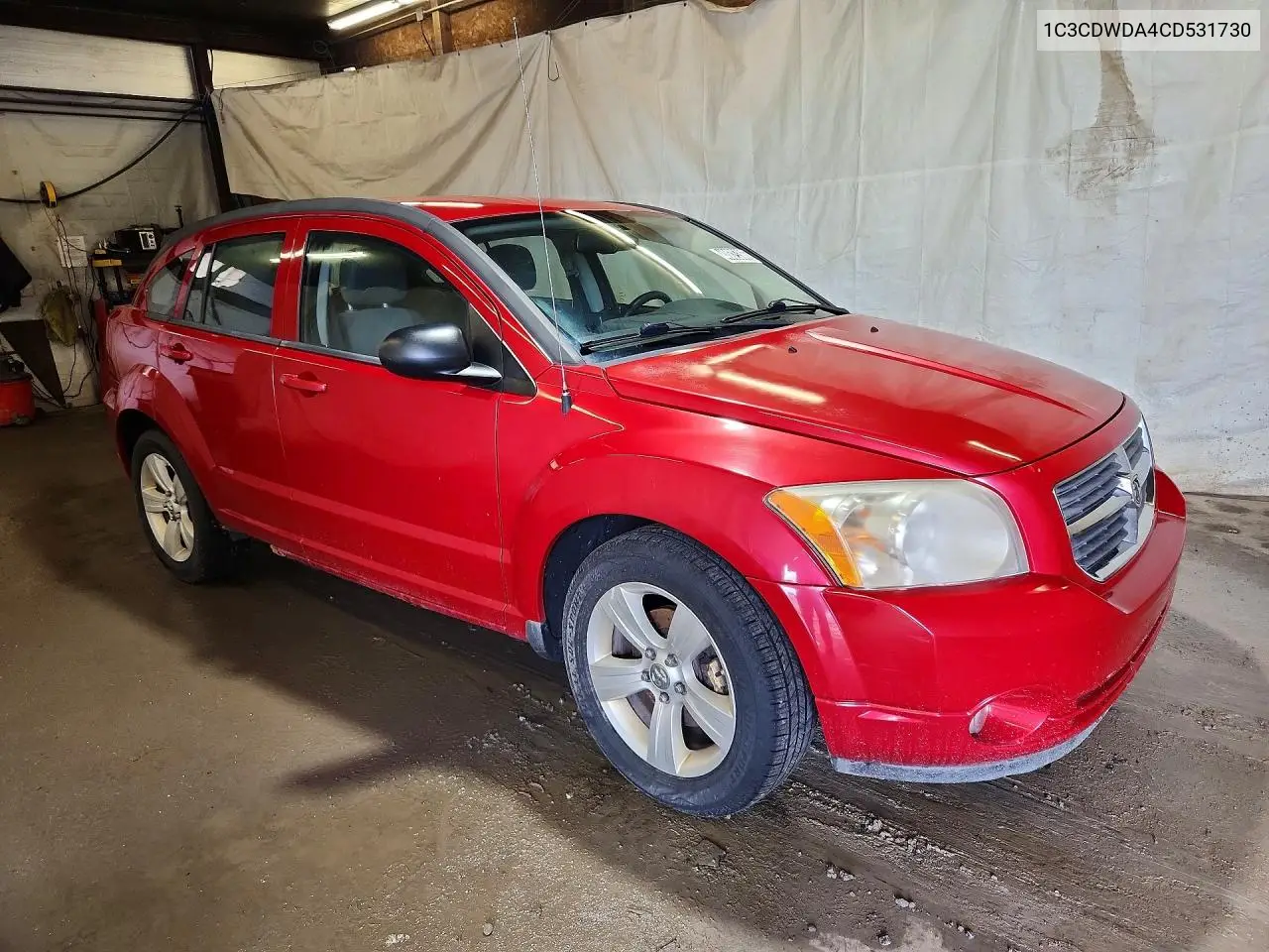 2012 Dodge Caliber Sxt VIN: 1C3CDWDA4CD531730 Lot: 48625366