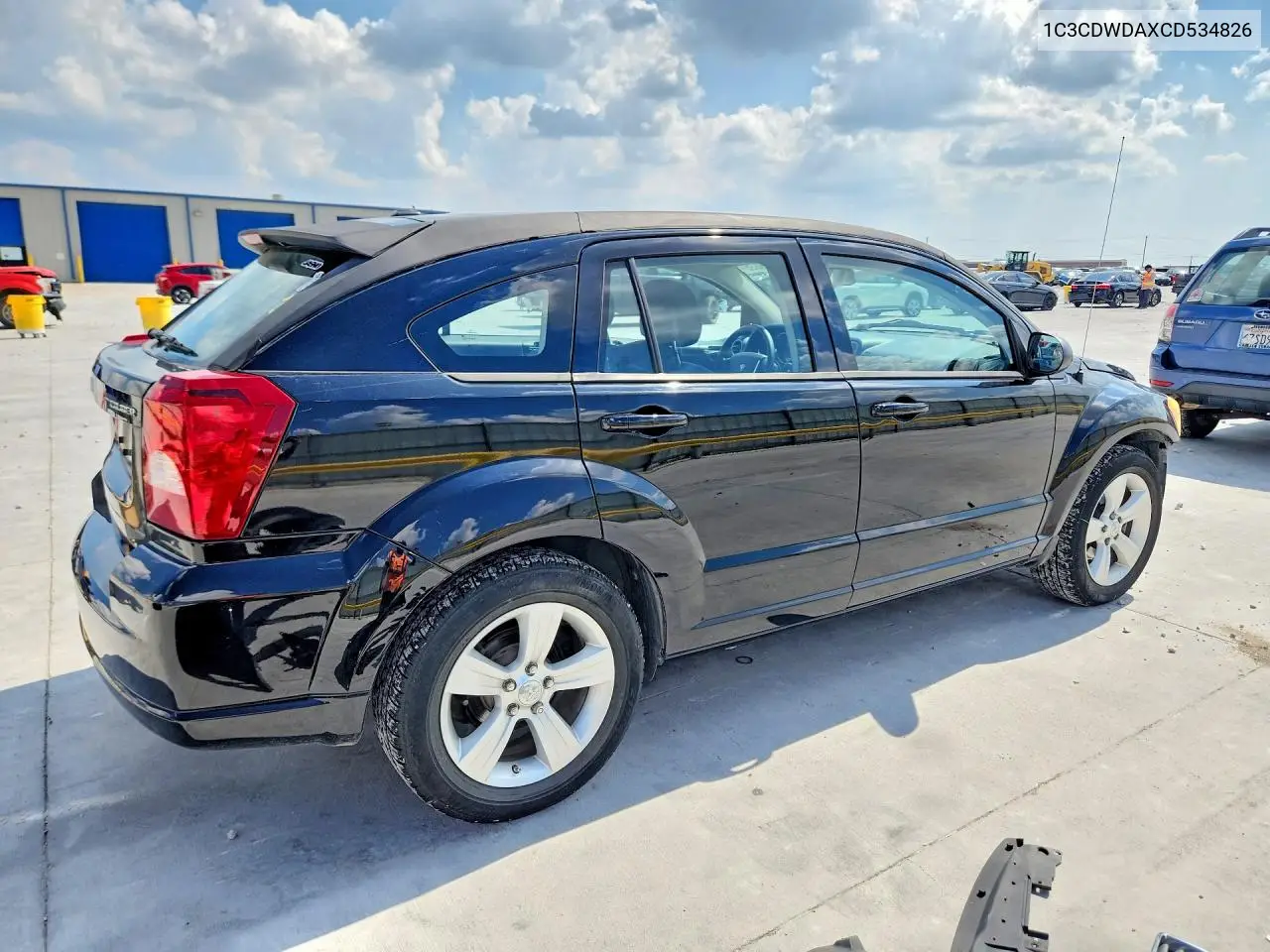2012 Dodge Caliber Sxt VIN: 1C3CDWDAXCD534826 Lot: 55879836