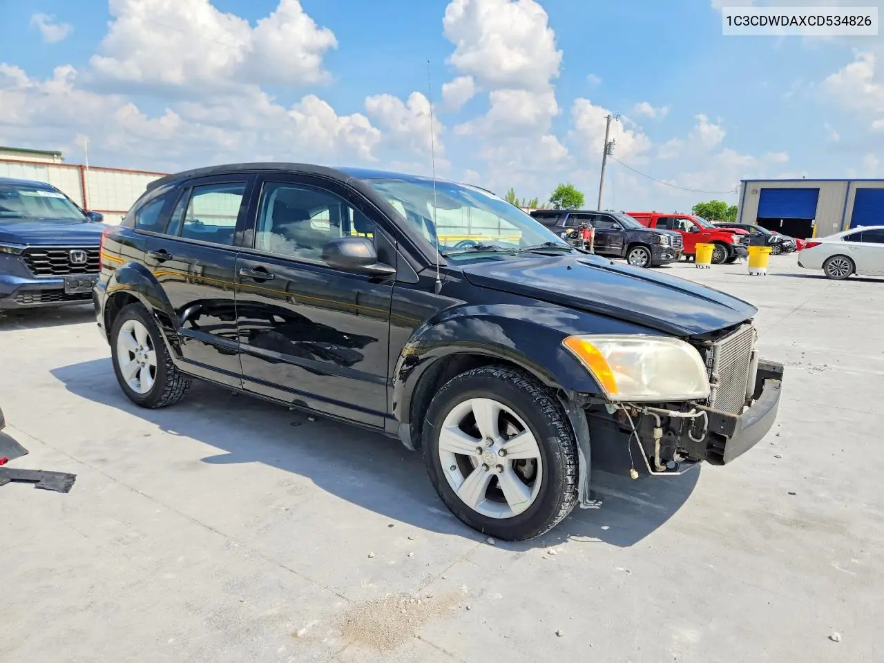 2012 Dodge Caliber Sxt VIN: 1C3CDWDAXCD534826 Lot: 55879836