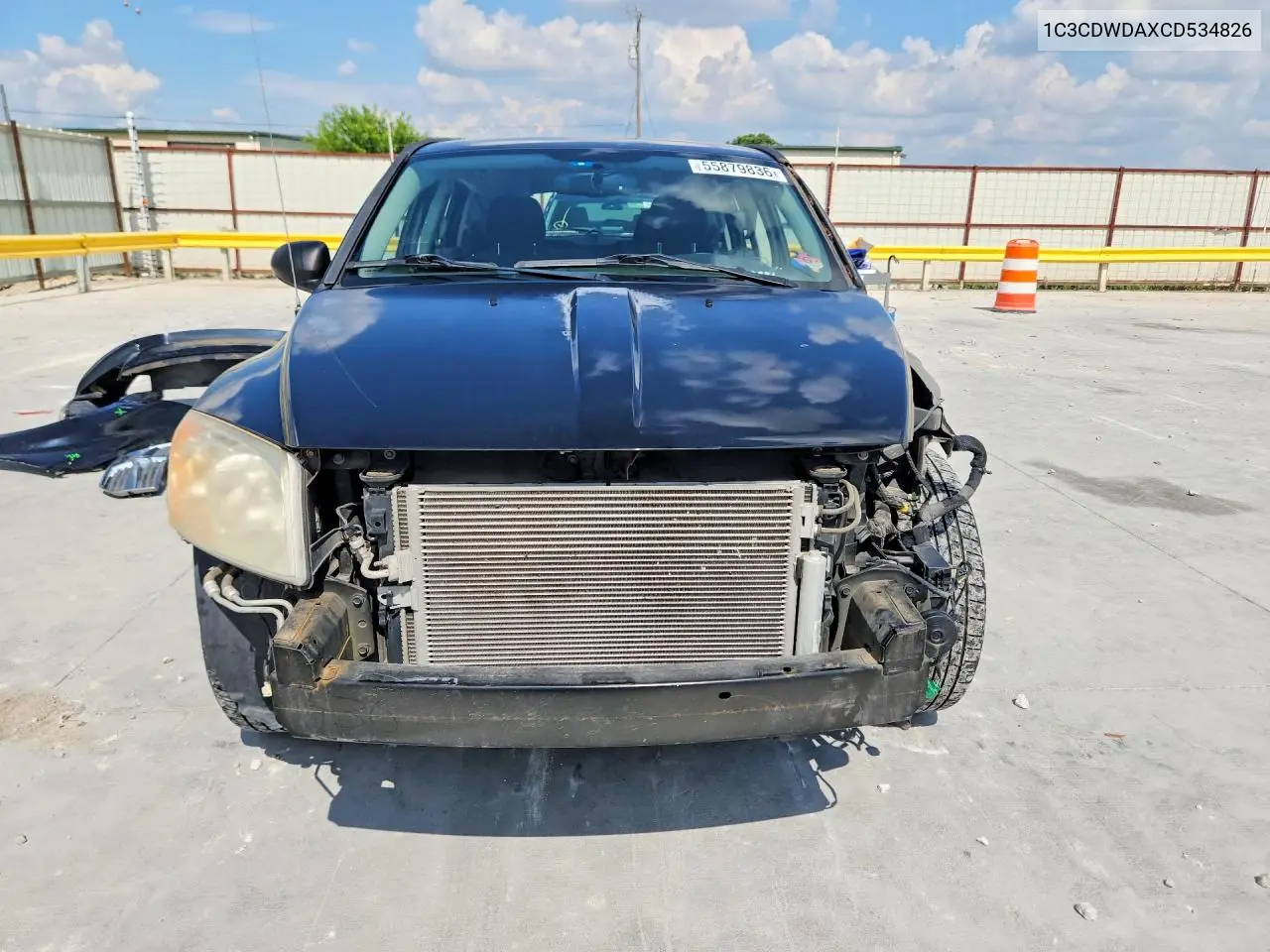 2012 Dodge Caliber Sxt VIN: 1C3CDWDAXCD534826 Lot: 55879836