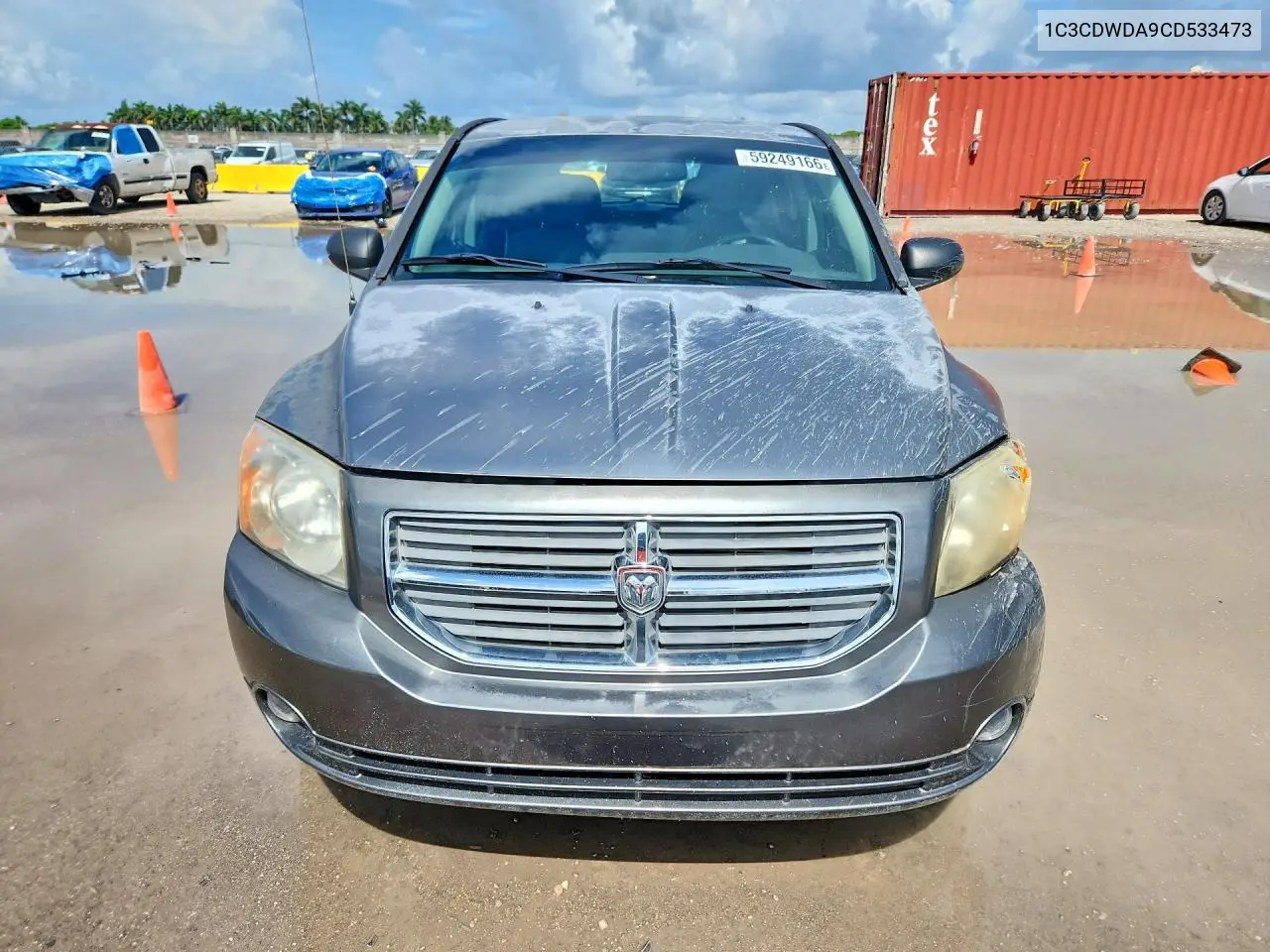 2012 Dodge Caliber Sxt VIN: 1C3CDWDA9CD533473 Lot: 59249166