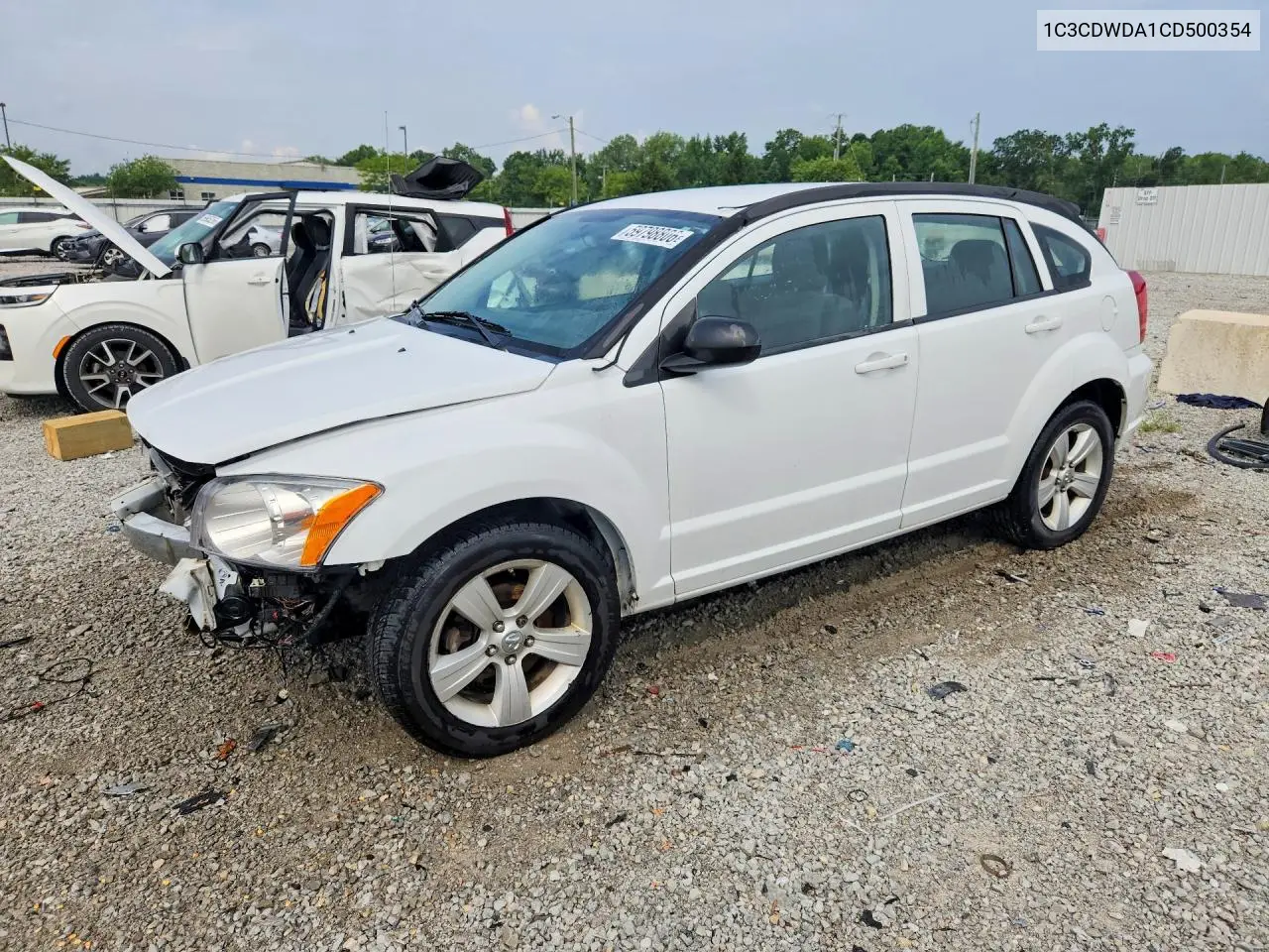 2012 Dodge Caliber Sxt VIN: 1C3CDWDA1CD500354 Lot: 59798806