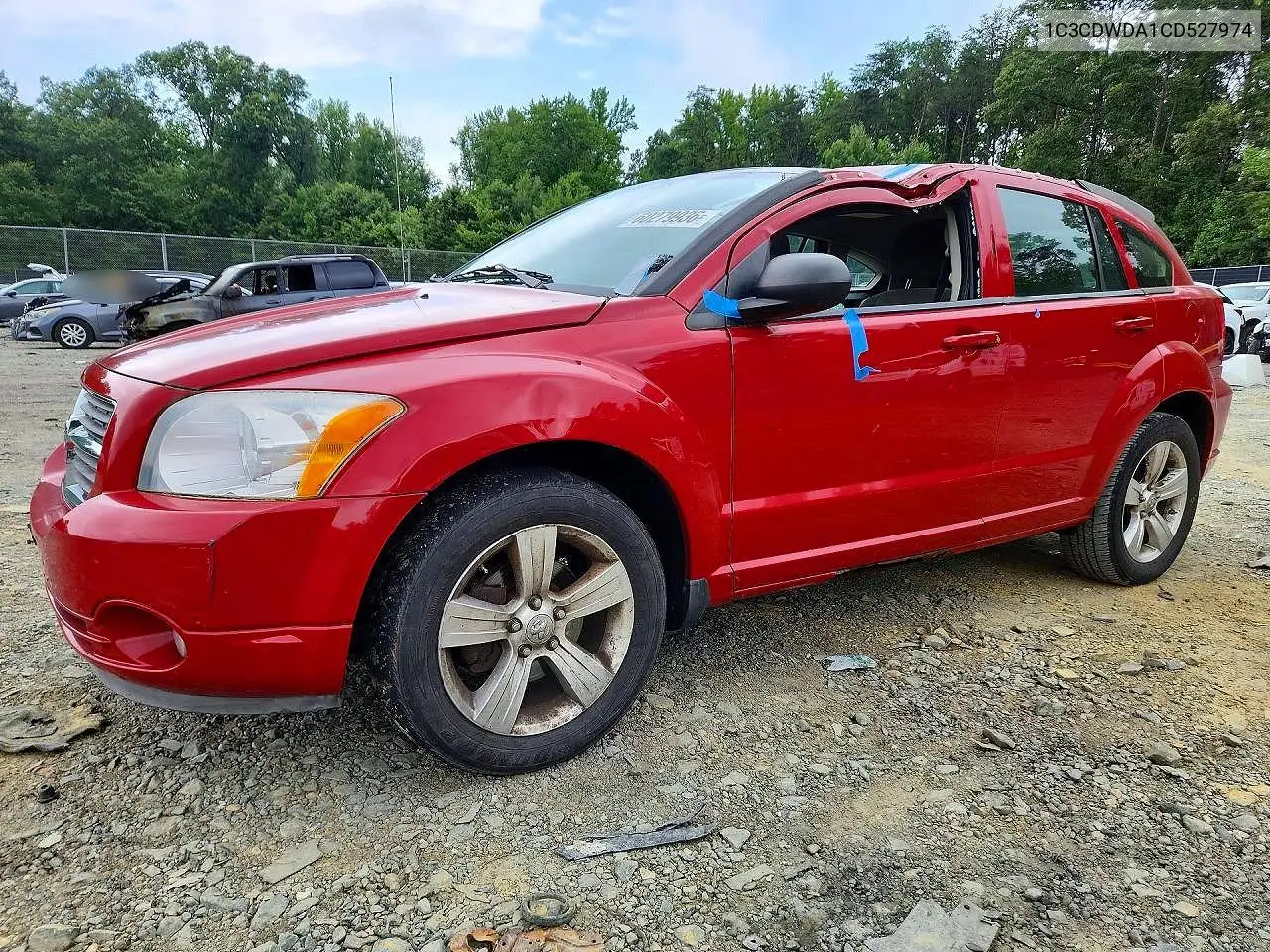 2012 Dodge Caliber Sxt VIN: 1C3CDWDA1CD527974 Lot: 60279936