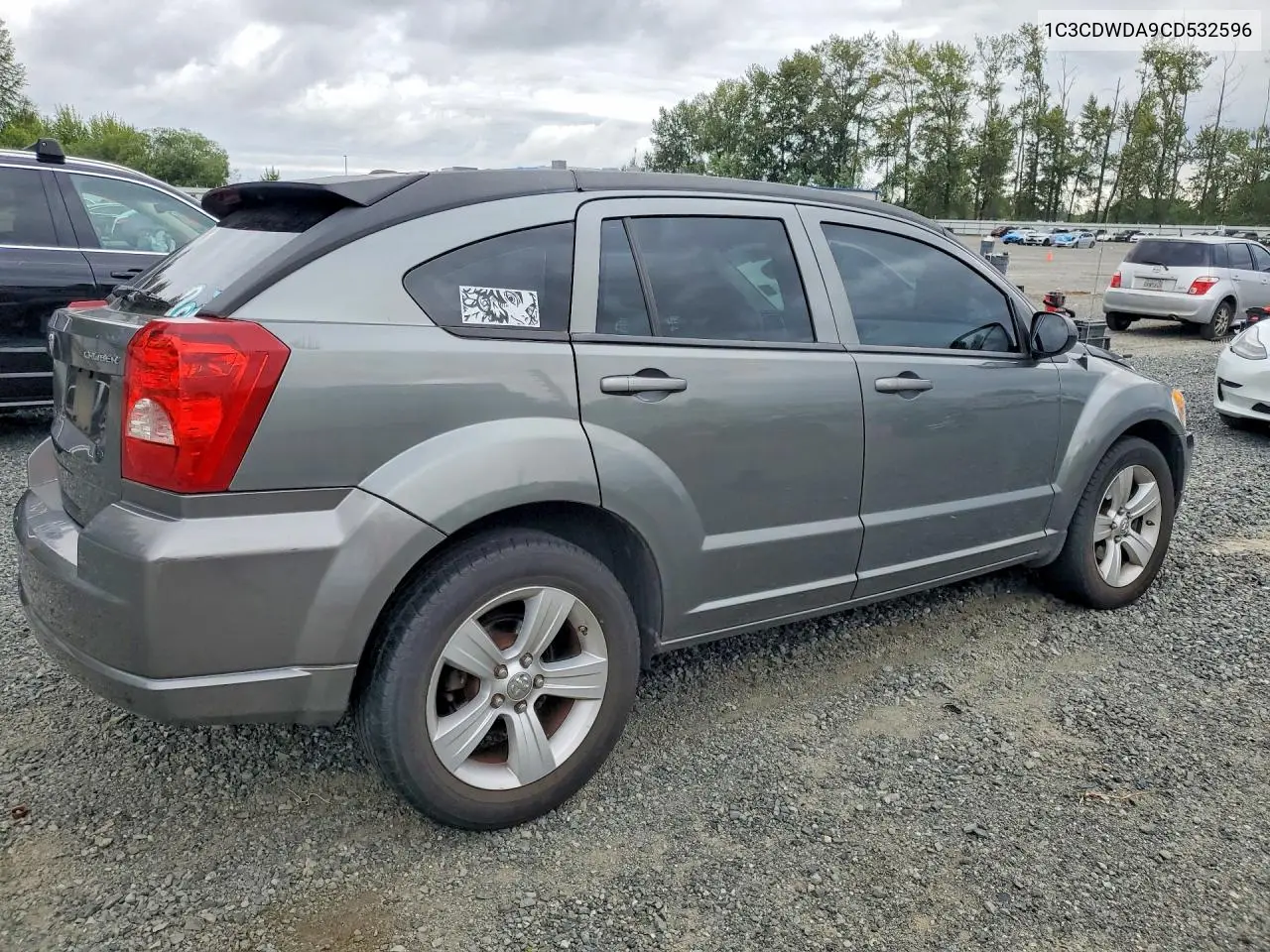 2012 Dodge Caliber Sxt VIN: 1C3CDWDA9CD532596 Lot: 61769486