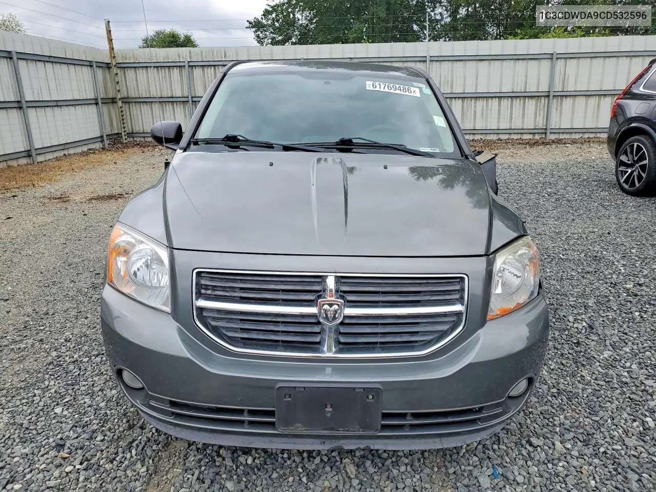 2012 Dodge Caliber Sxt VIN: 1C3CDWDA9CD532596 Lot: 61769486