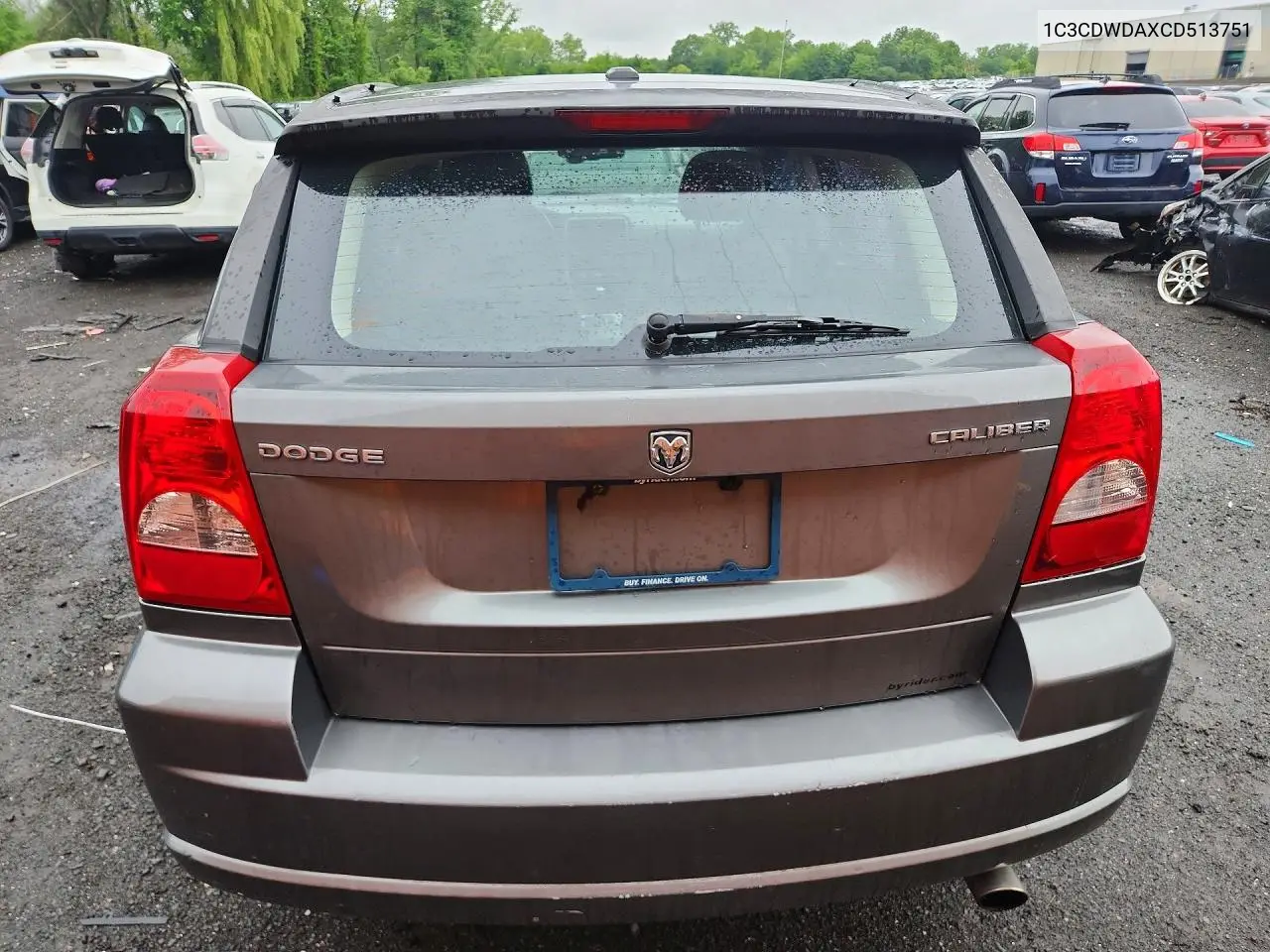 2012 Dodge Caliber Sxt VIN: 1C3CDWDAXCD513751 Lot: 62114546