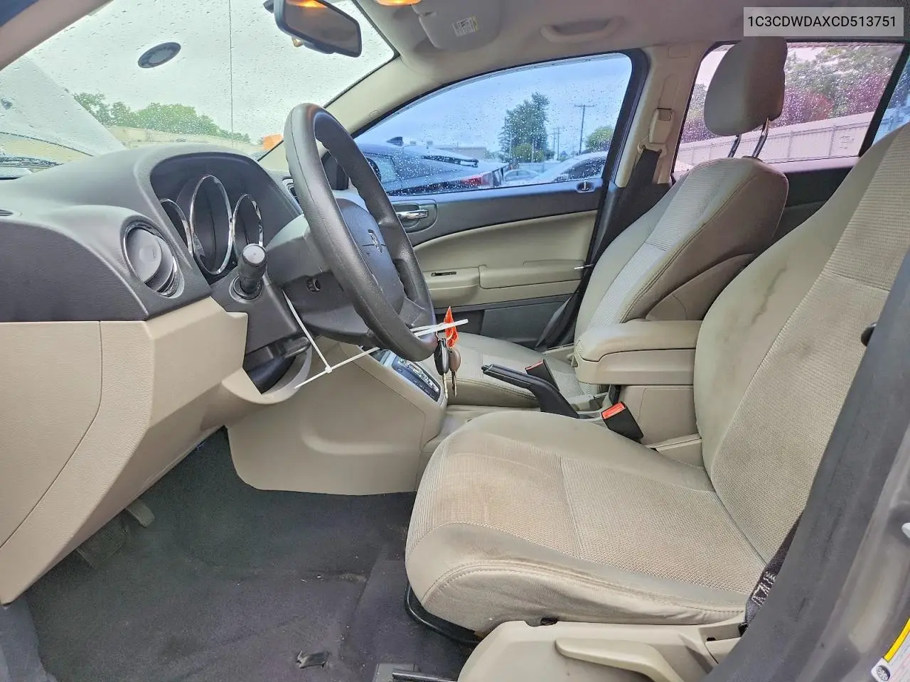 2012 Dodge Caliber Sxt VIN: 1C3CDWDAXCD513751 Lot: 62114546