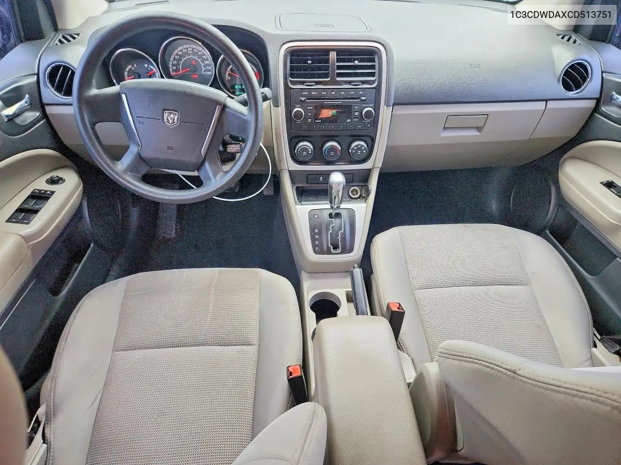 2012 Dodge Caliber Sxt VIN: 1C3CDWDAXCD513751 Lot: 62114546