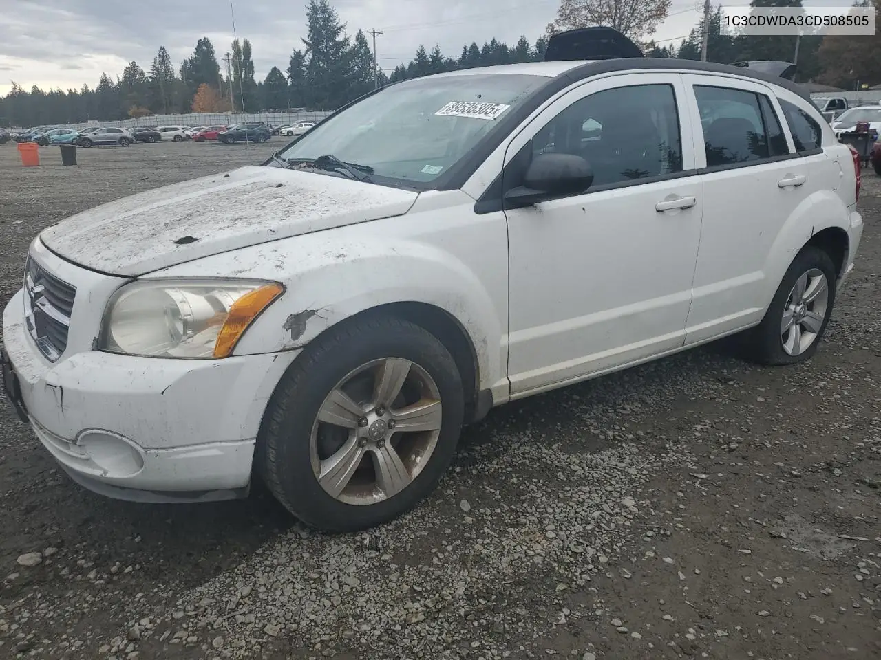 1C3CDWDA3CD508505 2012 Dodge Caliber Sxt