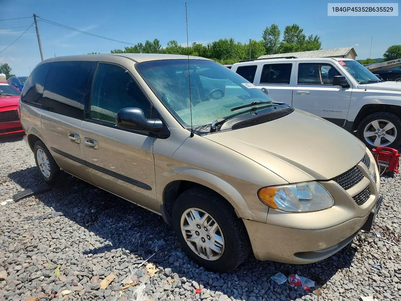 2002 Dodge Caravan Sport VIN: 1B4GP45352B635529 Lot: 58272156
