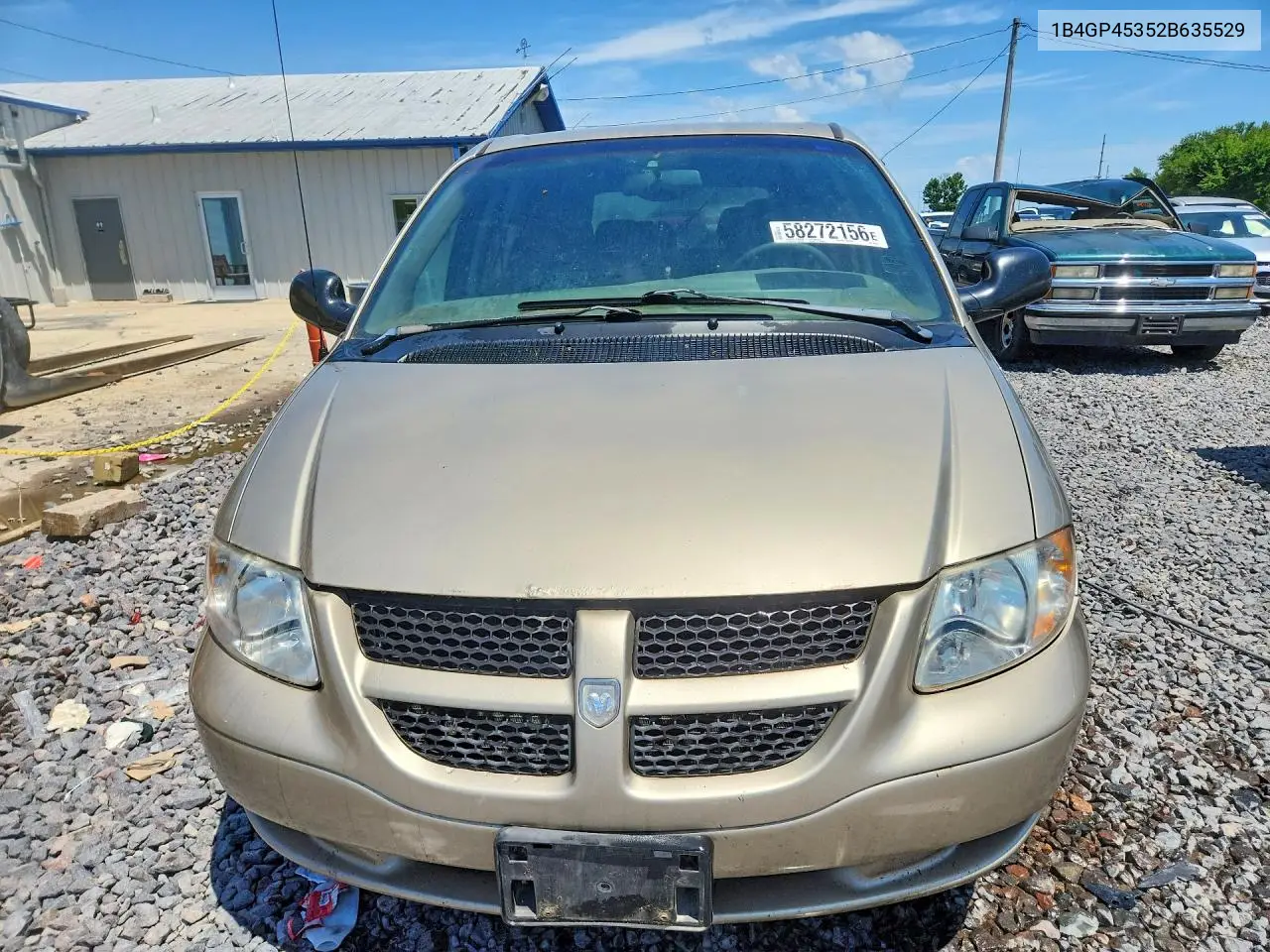2002 Dodge Caravan Sport VIN: 1B4GP45352B635529 Lot: 58272156