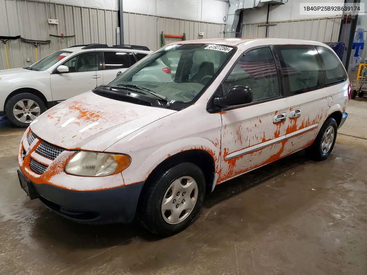 2002 Dodge Caravan Se VIN: 1B4GP25B92B639174 Lot: 61927286