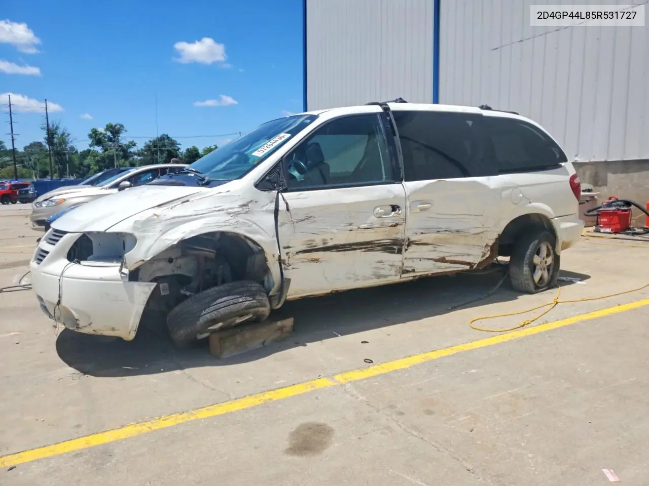 2005 Dodge Grand Caravan Sxt VIN: 2D4GP44L85R531727 Lot: 57264436