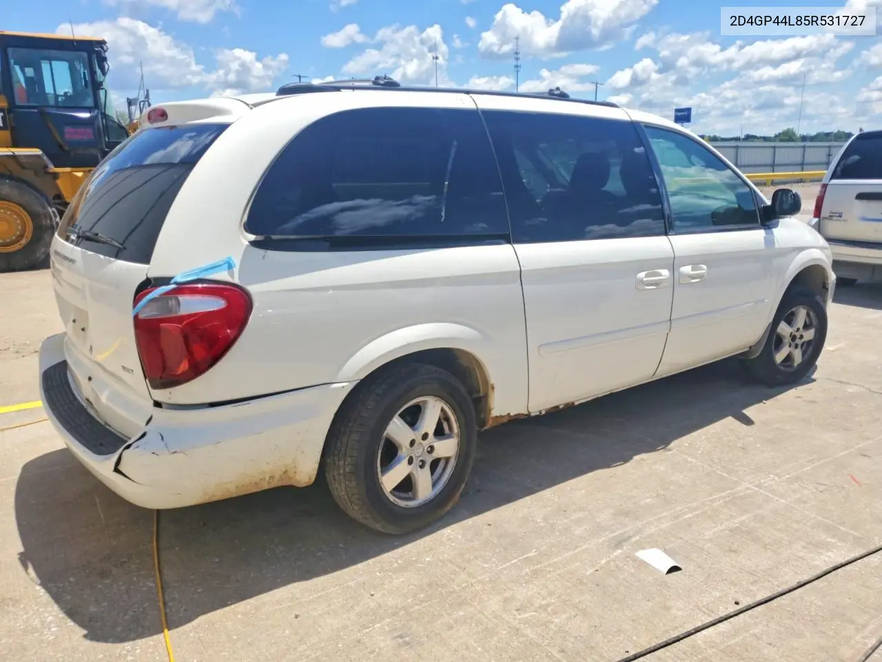 2005 Dodge Grand Caravan Sxt VIN: 2D4GP44L85R531727 Lot: 57264436