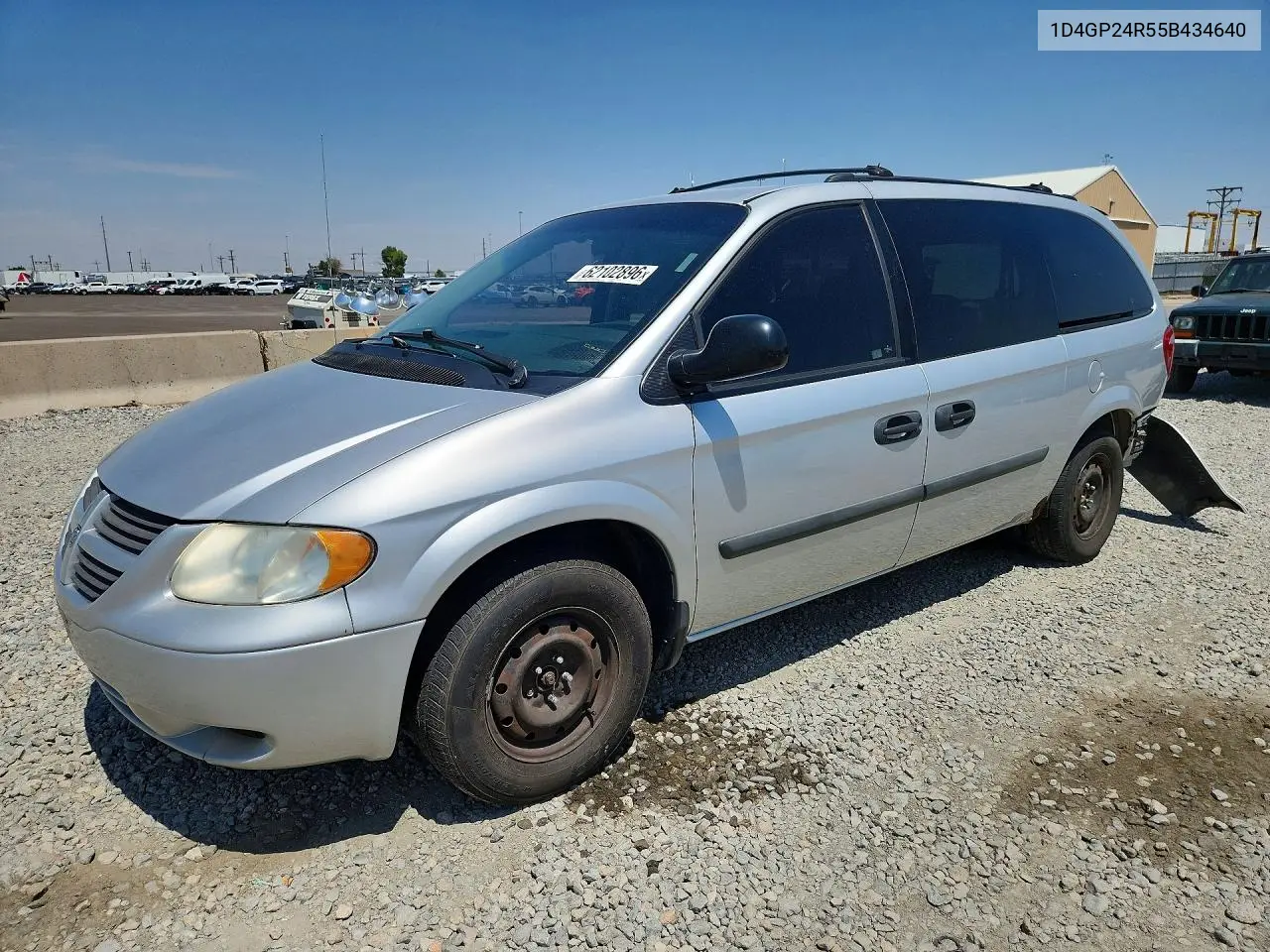 2005 Dodge Grand Caravan Se VIN: 1D4GP24R55B434640 Lot: 62102896