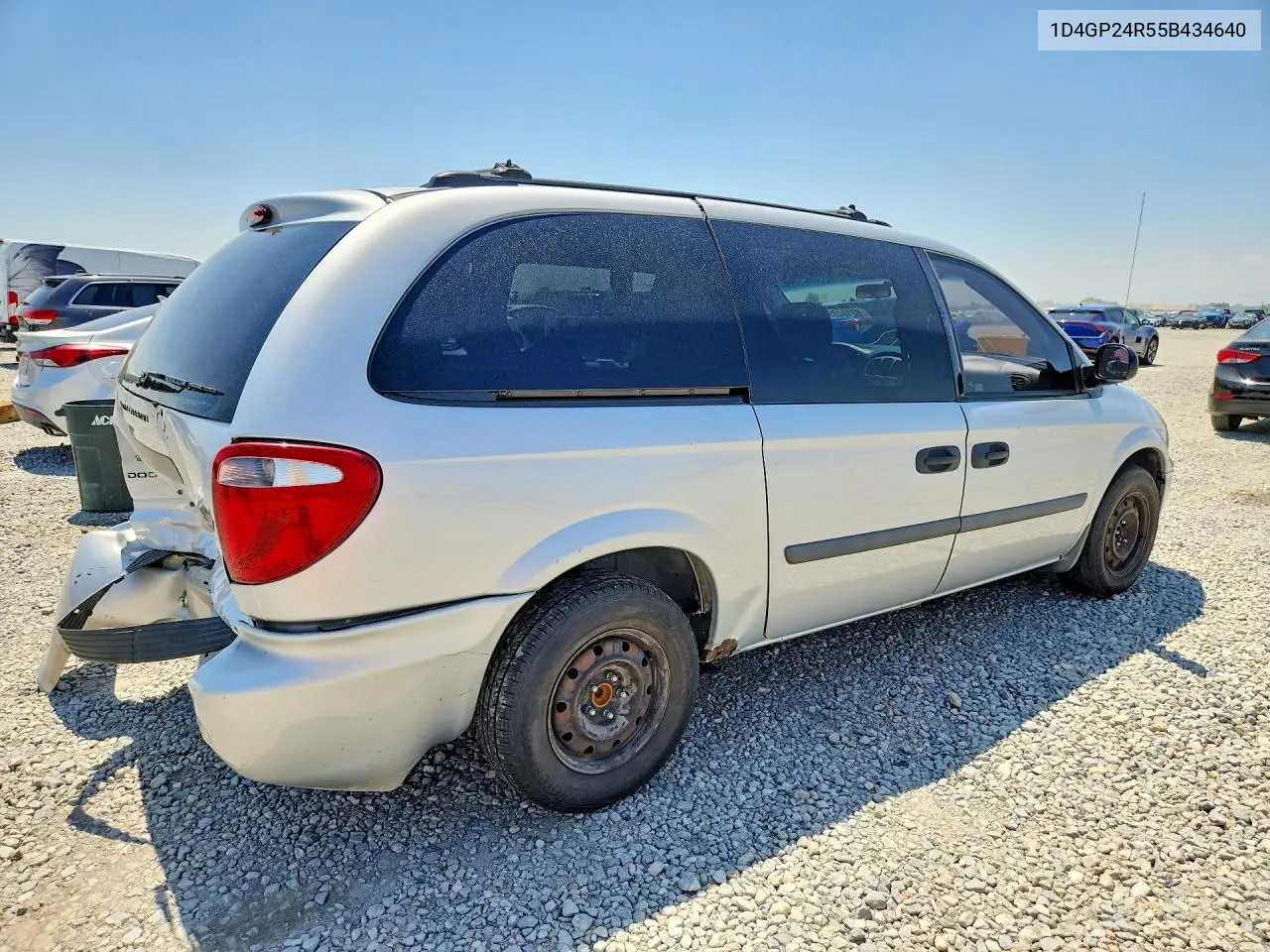 2005 Dodge Grand Caravan Se VIN: 1D4GP24R55B434640 Lot: 62102896