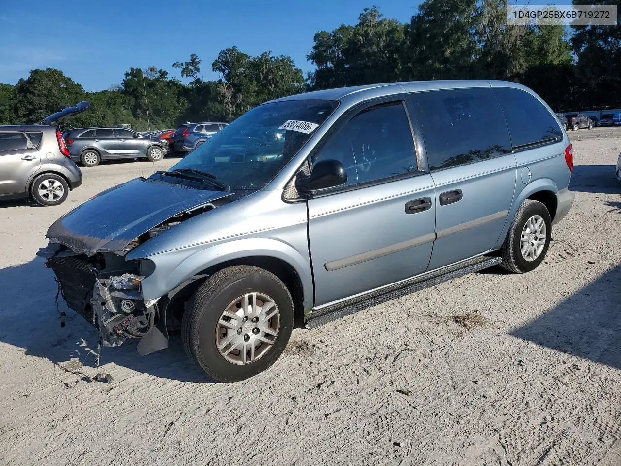 2006 Dodge Caravan Se VIN: 1D4GP25BX6B719272 Lot: 58314086