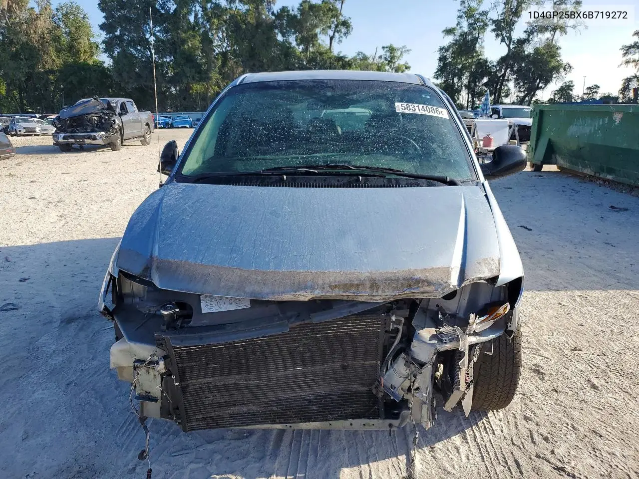 2006 Dodge Caravan Se VIN: 1D4GP25BX6B719272 Lot: 58314086