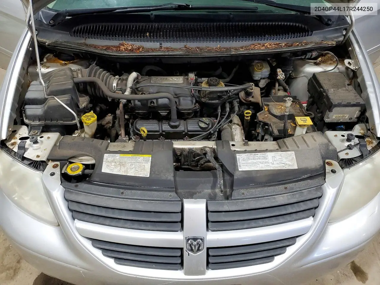 2007 Dodge Grand Caravan Sxt VIN: 2D4GP44L17R244250 Lot: 58478016