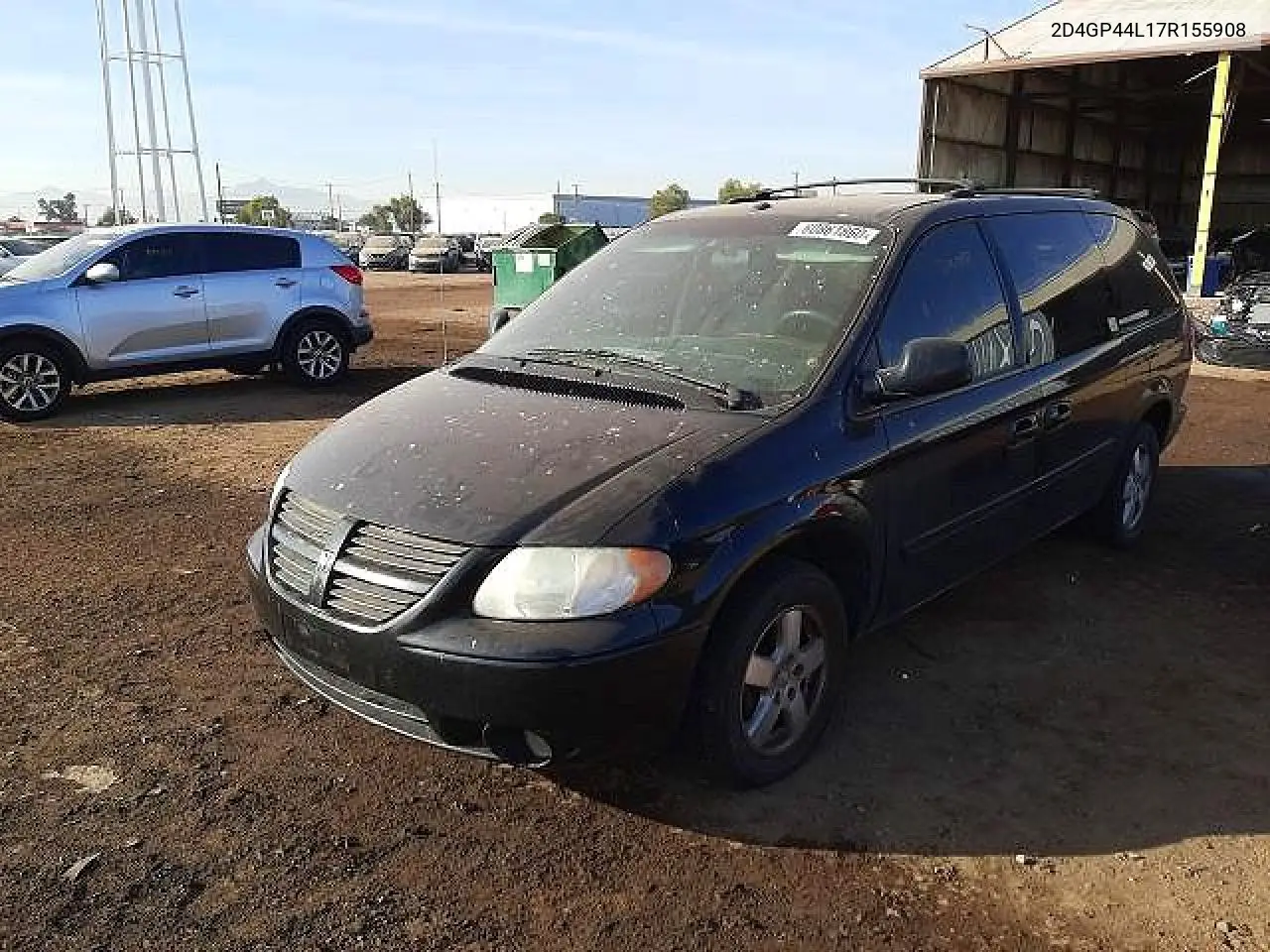 2007 Dodge Grand Caravan Sxt VIN: 2D4GP44L17R155908 Lot: 59626526