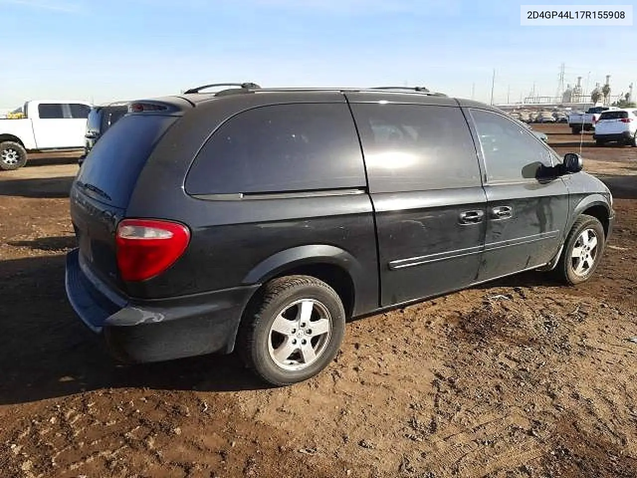 2007 Dodge Grand Caravan Sxt VIN: 2D4GP44L17R155908 Lot: 59626526