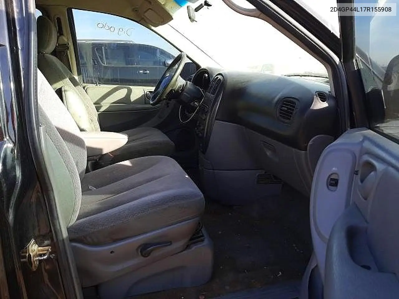 2007 Dodge Grand Caravan Sxt VIN: 2D4GP44L17R155908 Lot: 59626526