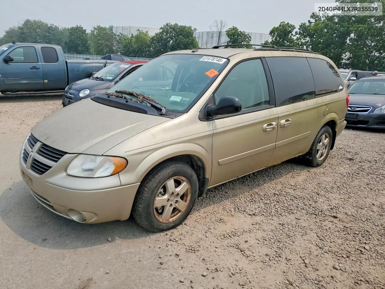 2007 Dodge Grand Caravan Sxt VIN: 2D4GP44LX7R355539 Lot: 61478746