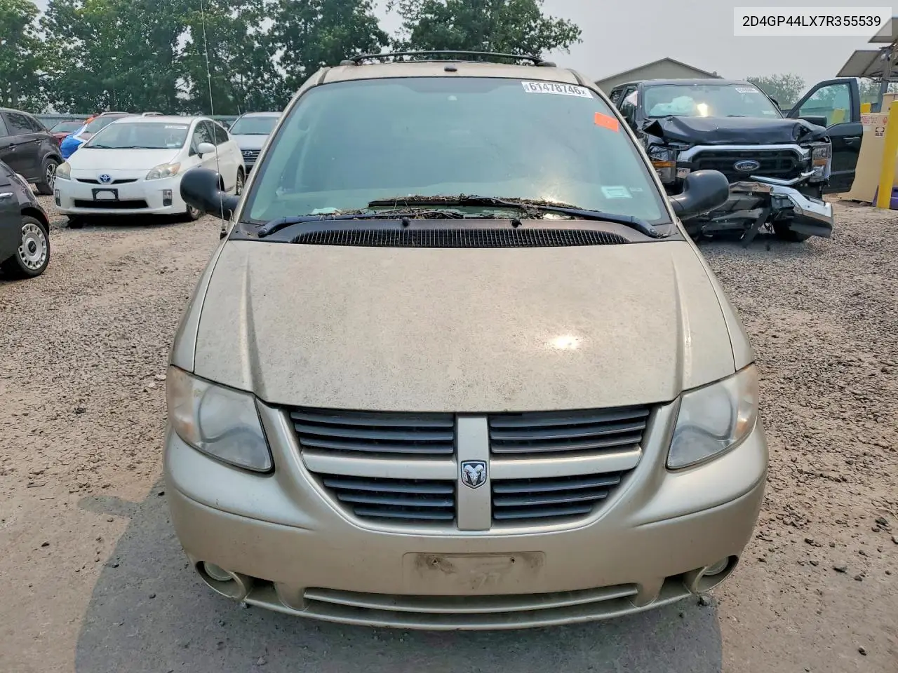 2007 Dodge Grand Caravan Sxt VIN: 2D4GP44LX7R355539 Lot: 61478746