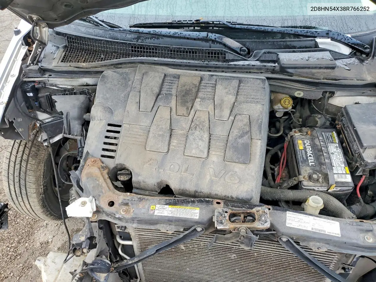 2008 Dodge Grand Caravan Sxt VIN: 2D8HN54X38R766252 Lot: 58447476