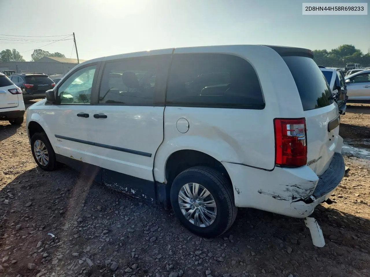 2008 Dodge Grand Caravan Se VIN: 2D8HN44H58R698233 Lot: 59338036