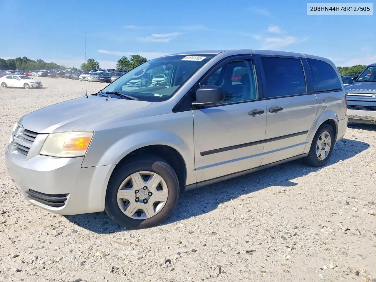 2008 Dodge Grand Caravan Se VIN: 2D8HN44H78R127505 Lot: 61893196